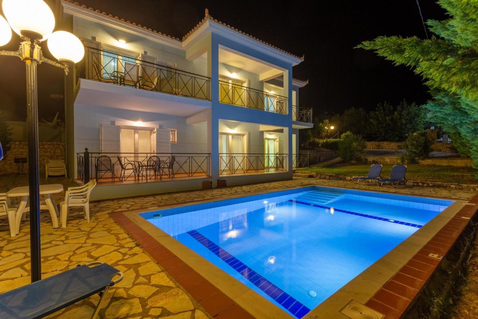 Skala Villa Blue Spathíon Buitenkant foto
