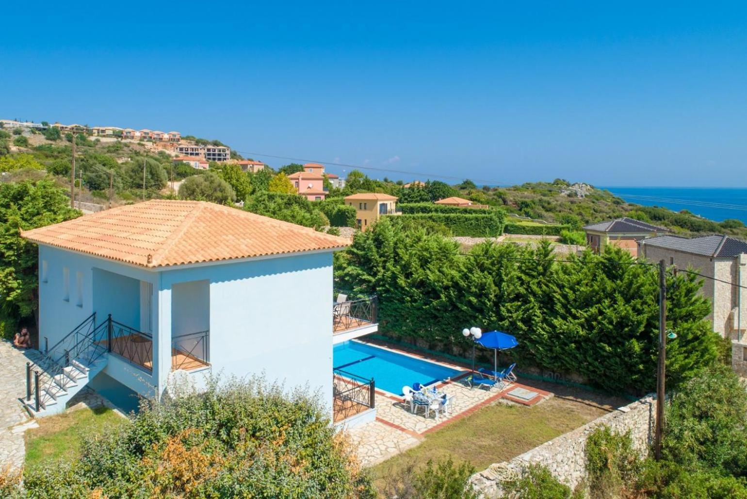 Skala Villa Blue Spathíon Buitenkant foto