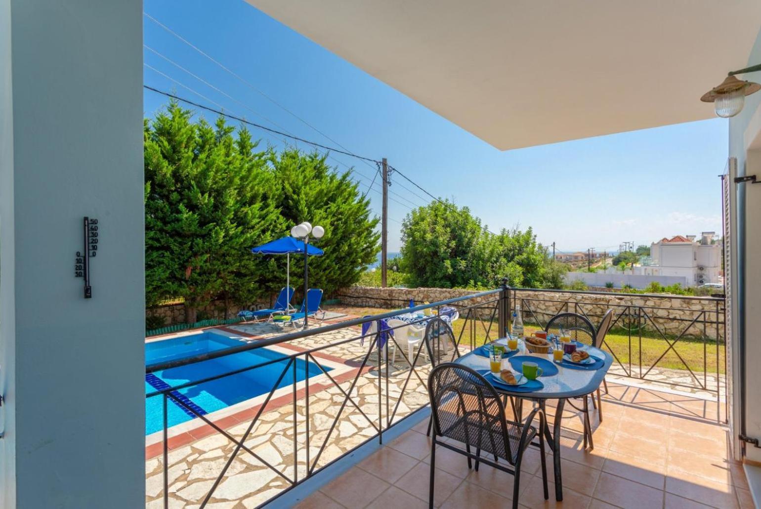 Skala Villa Blue Spathíon Buitenkant foto