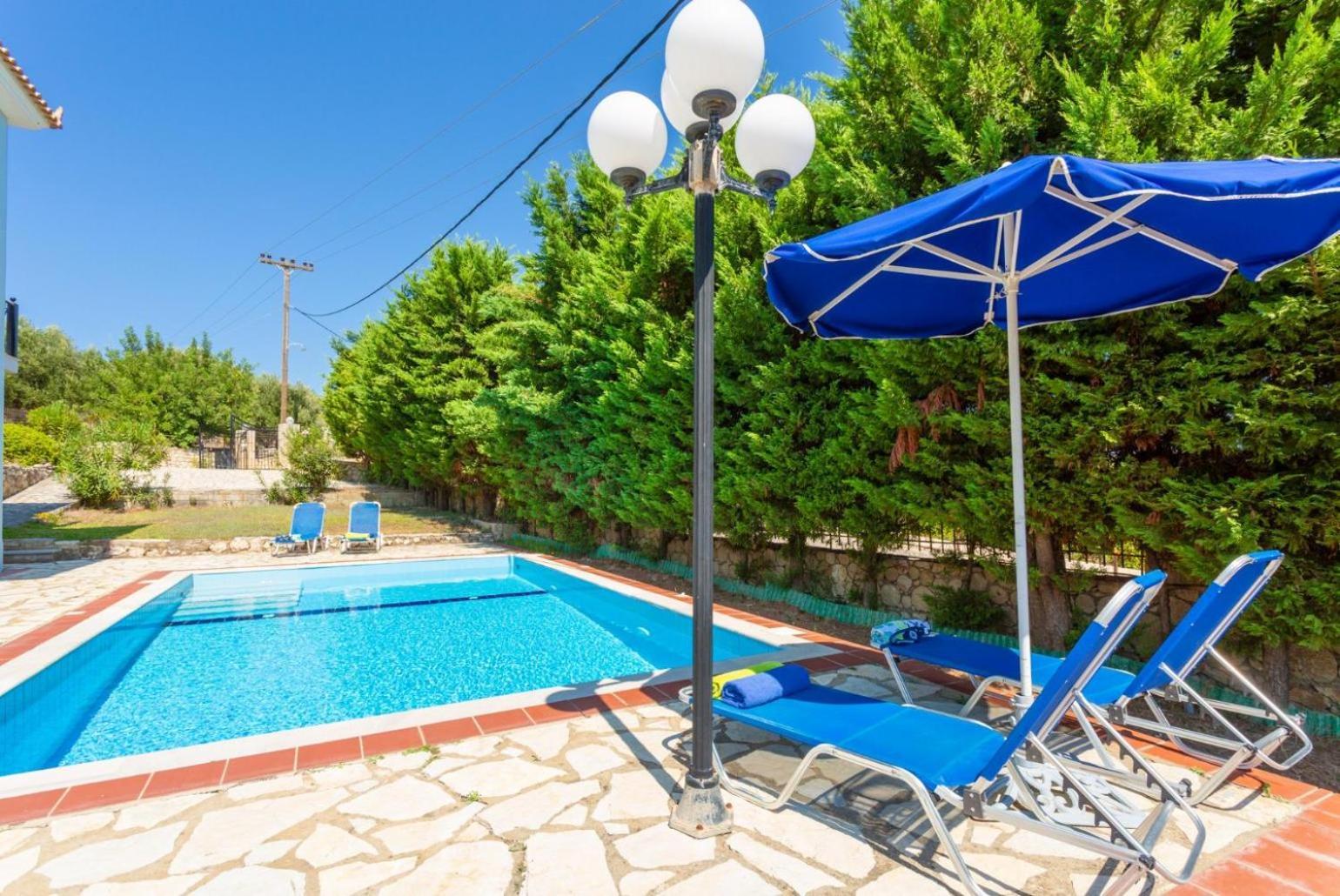 Skala Villa Blue Spathíon Buitenkant foto
