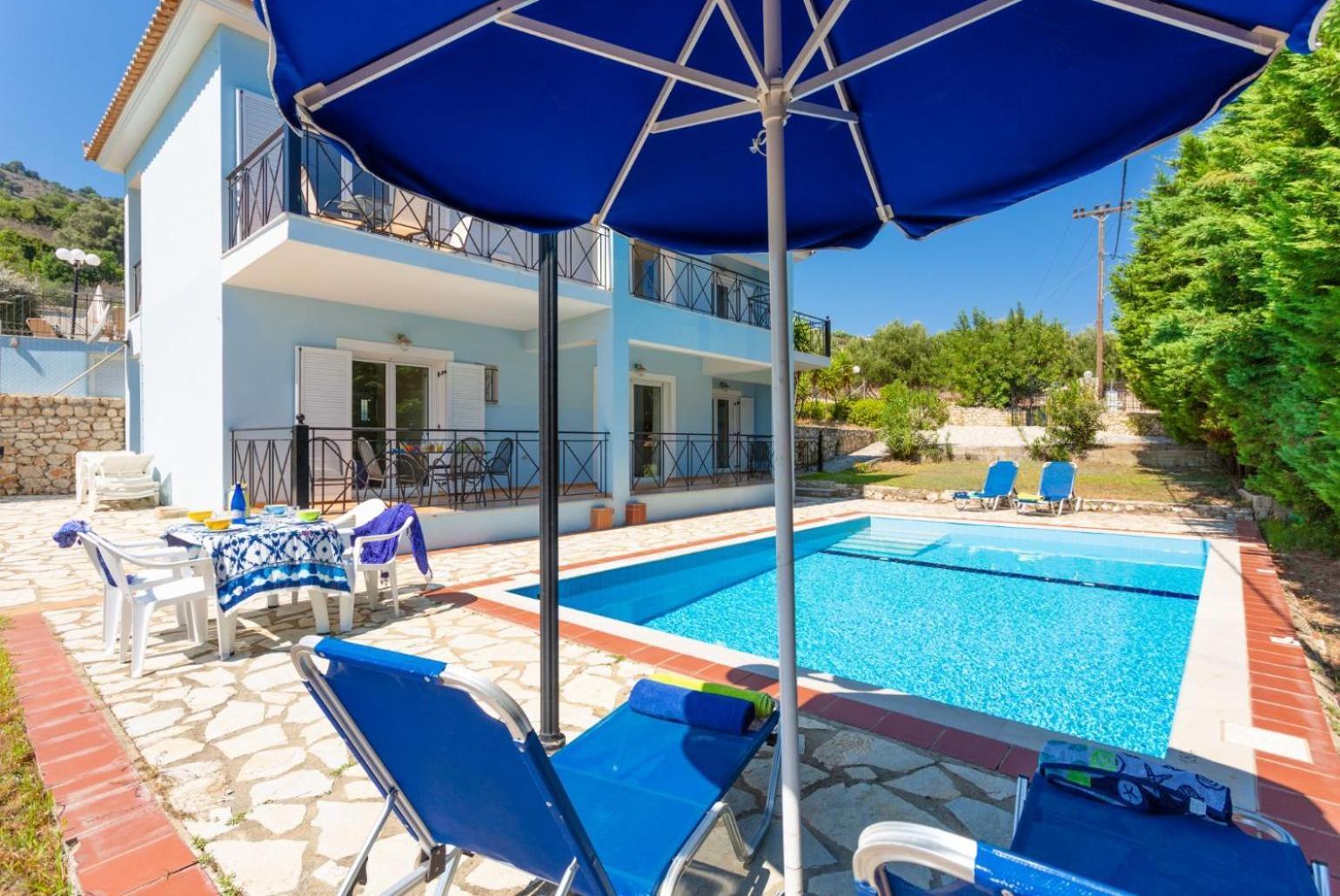 Skala Villa Blue Spathíon Buitenkant foto
