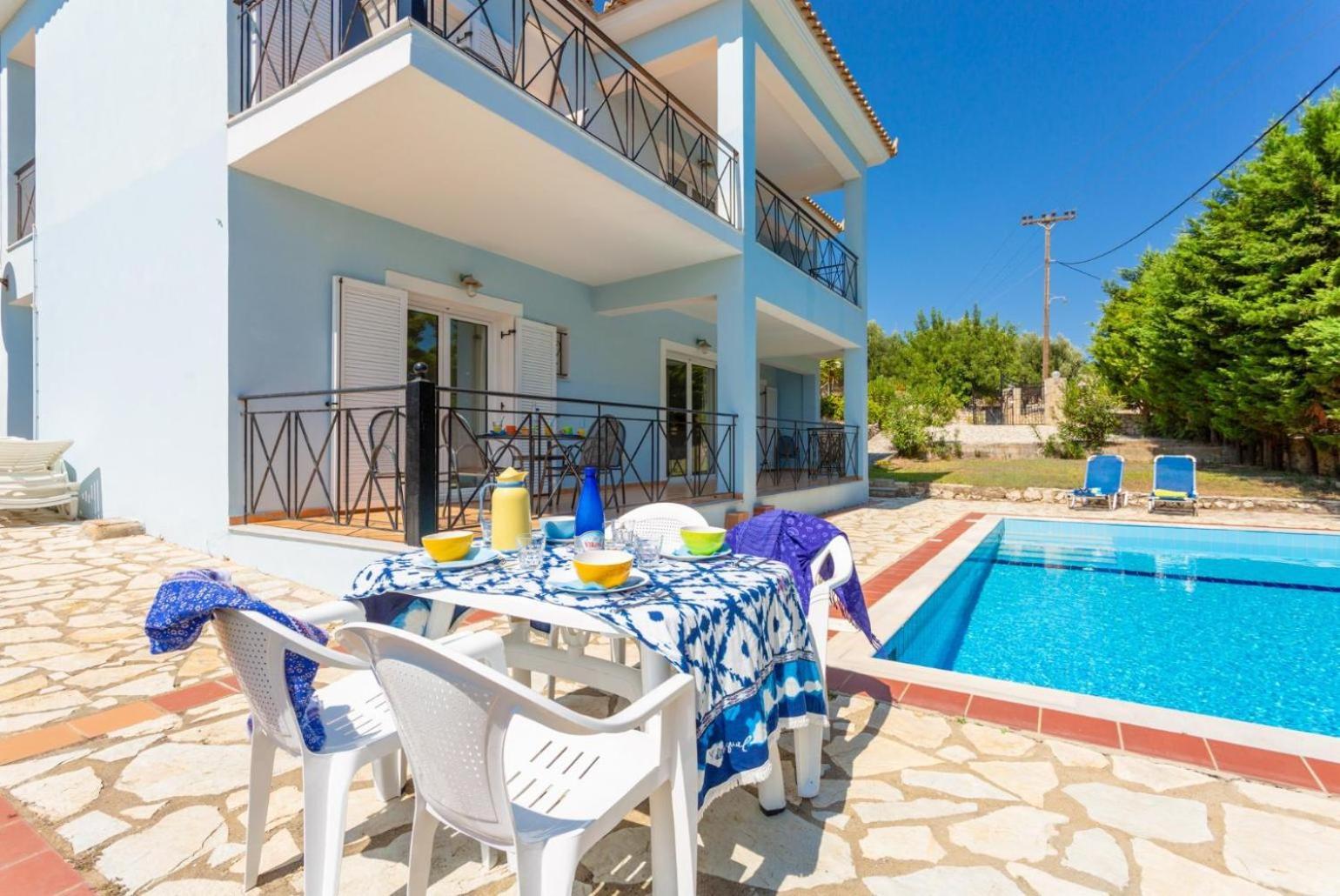 Skala Villa Blue Spathíon Buitenkant foto